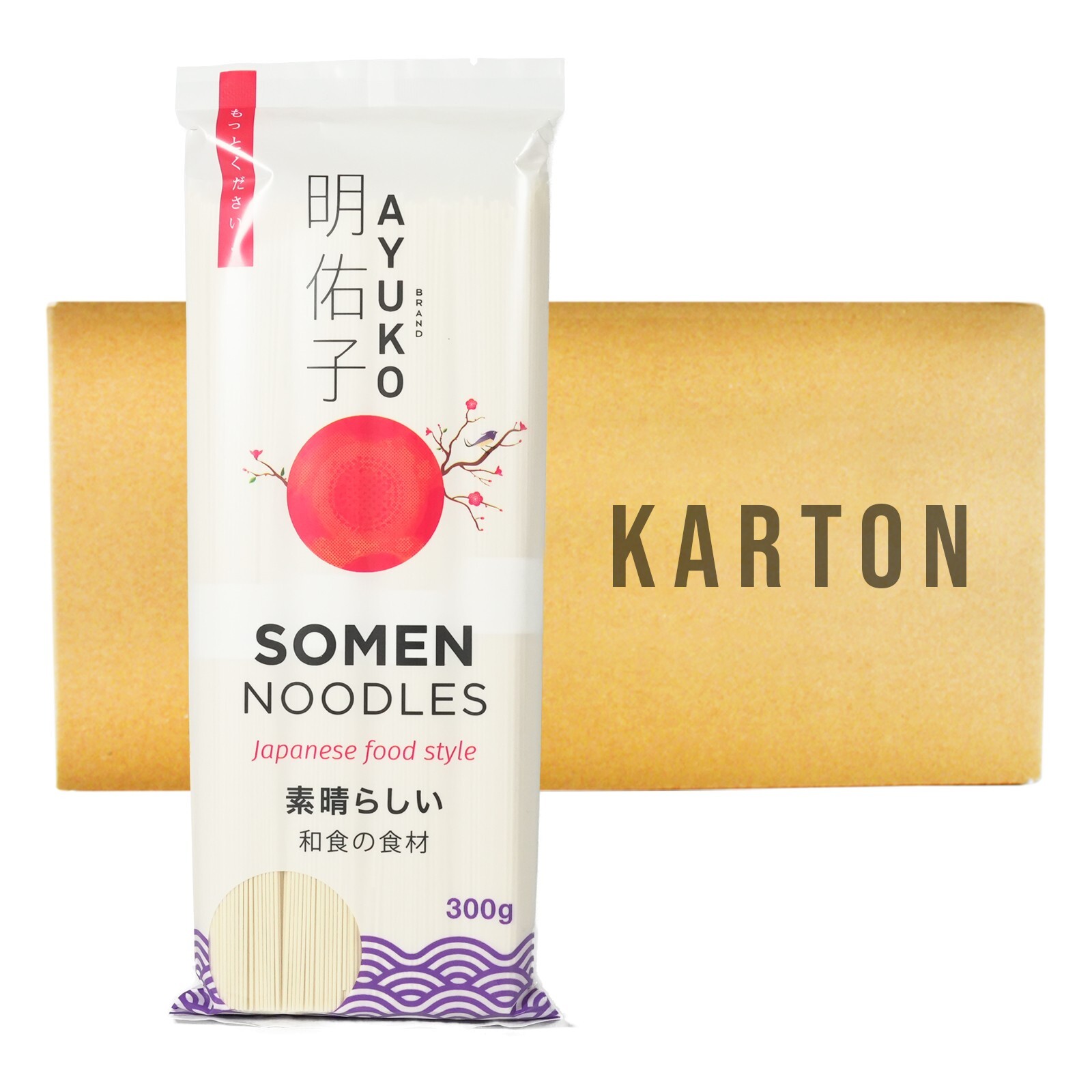 Ayuko Somen Nudeln Somen Noodles 16x300g