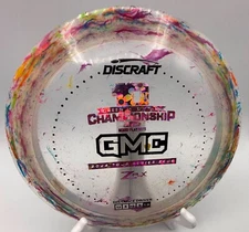 Discraft Z Flx Zeus Green Mountain Champion GMC Disc Golf 175G Swirl Clear #4115