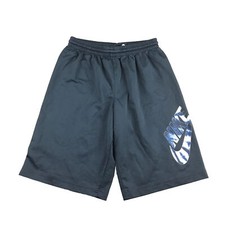 Nike SB Shorts Boys Large Blue DriFit Big Swoosh Elastic Waist Skateboarding
