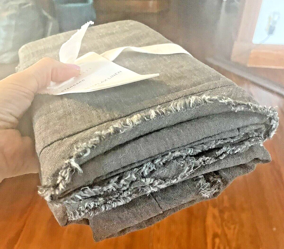 Almohada de lino belga Pottery Barn SHAM Disney SET 2 fiesta de regalo de vacaciones - Foto 2 de 4