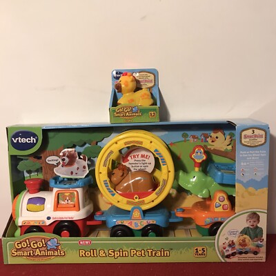 vtech roll and spin pet train