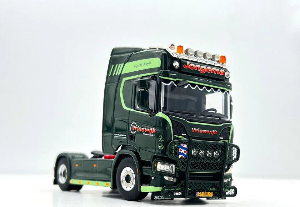 Modelli di camion WSI Scania R highline CR20H 4x2 "Sjoerd Jongema transport",... - Immagine 3 di 4