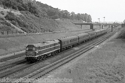 British Rail Class D5546 Sandy May 1964 Rail Photo