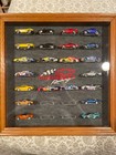 Wall Display for Matchbox/Hot Wheels, Walnut Wood Case, Plexiglass Front — photo 4