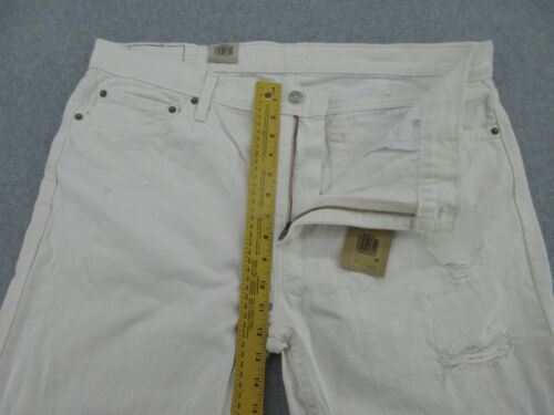 Bermuda Levis 511 pantaloncino uomo 40 bianco slim cotone invecchiato (veste 41x11) NUOVO - Foto 6 di 14