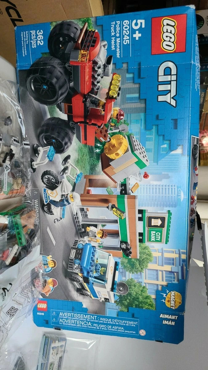 LEGO City Police Monster Truck Heist 60245 Building Set for Kids (362  Pieces)