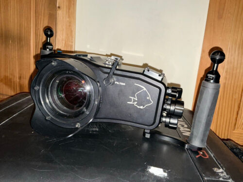 Gates AX700 Underwater camera case , accessories, and travel pelican case