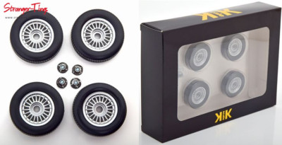 KK Scale BMW E21 Rims and Tyres 1/18 Scale