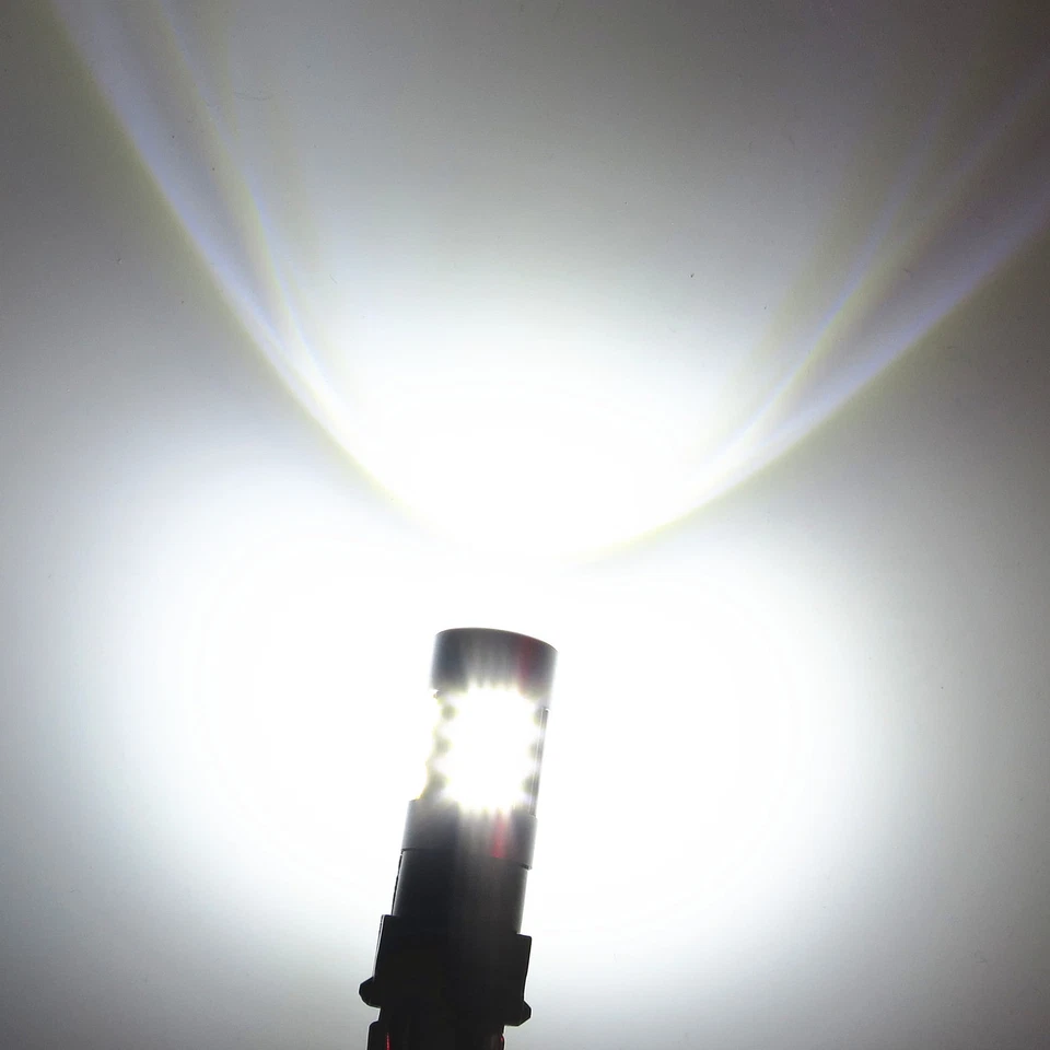 Allá Lighting 7443 54-LED Señal de giro Freno Trasero Marcador Lateral Bombillas, Blanco Foto 3 de 4