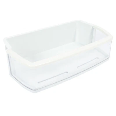 Clear White Refrigerator Door Bin Shelf Compatible with Kenmore AAP73631503