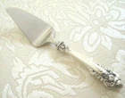 Grande Baroque Wallace Sterling Handle Cheese Server  Custom Made
