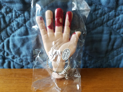 Blutige Hand An Kette – Gruseliges Halloween Accessoire Für Kostüme & Dekoration