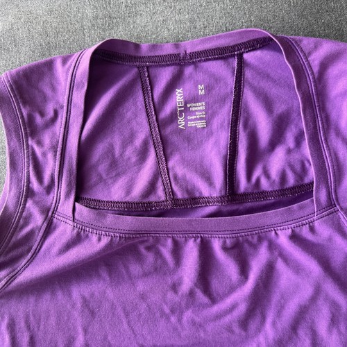 arcteryx Square Neck Tank Top Purple Size Medium Work Out Athletic - Picture 6 of 10