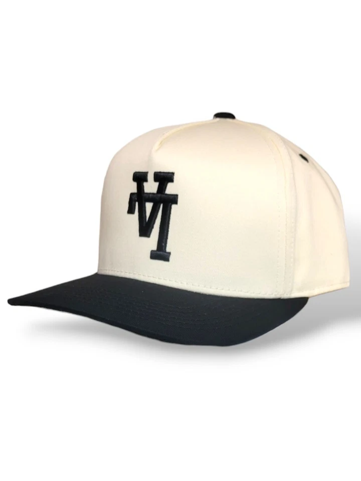 Мужская бейсболка Upside Down LA Los Angeles кремовая черная - Изображение 2 из 3