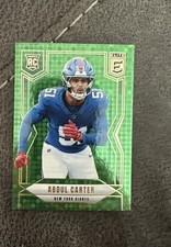 2025 Panini Donruss Elite Rookies Abdul Carter #111 Green Disco (RC)