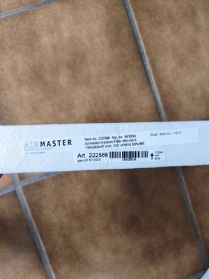 Original AIRMASTER Filter WU-50-5 | Art. 222566 | ISO ePM10 50% (M5) | NEU