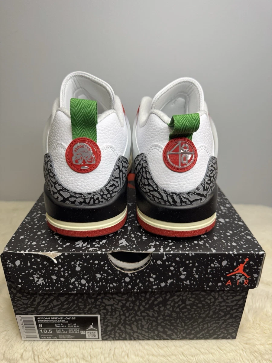 Jordan Spizike Low SE Do The Right Thing White/Red/Black Low Top IM7425-100