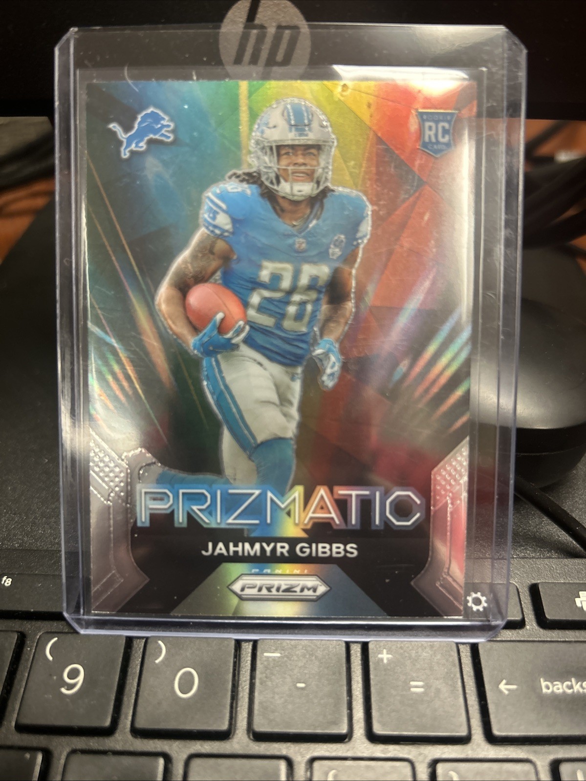 JAHMYR GIBBS 2023 Panini Prizm 'Prizmatic'  ROOKIE #20 Lions MT-GEM M