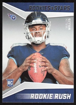 2022 Panini Rookies & Stars Rookie Rush Malik Willis #RR-3 Tennessee Titans