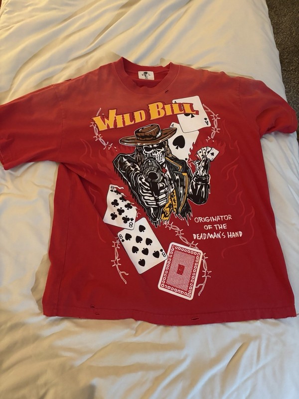 Warren lotas Wild Bill Graphic Tee in Red xl
