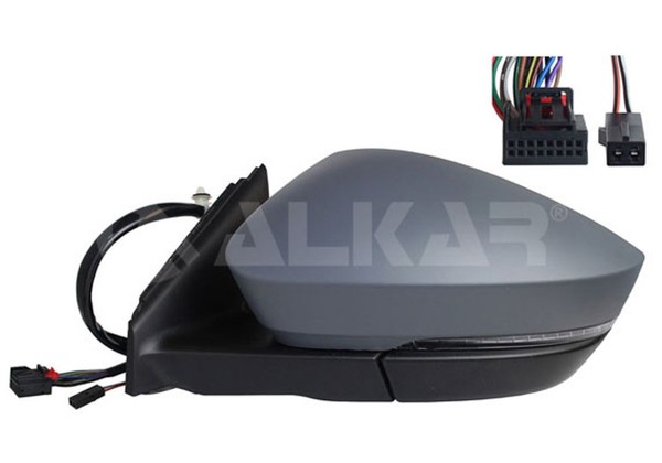 AußEnspiegel Alkar 9049771 Beheizbar Mit Memory Elektrisch Abklappbar Konvex TSI-image