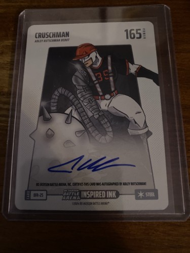 2024 Bo Jackson Battle Arena Cruschman Inspired Ink Steel Adley Rutschman AUTO