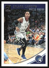 2019-20 Donruss WNBA Silver Press Proof 092/199 Erlana Larkins #65 Minnesota