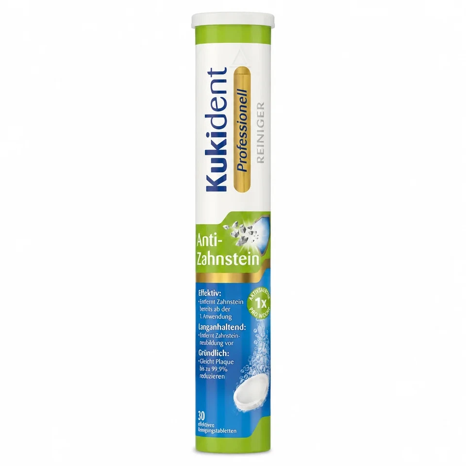 Kukident Professional Reiniger Anti-Zahnstein für Zahnprothesen, 30 Tabletten - Bild 1 von 1