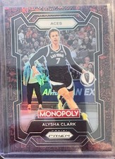 2024 Panini Prizm Monopoly WNBA - Alysha Clark #7 Classic Icons Red Prizm