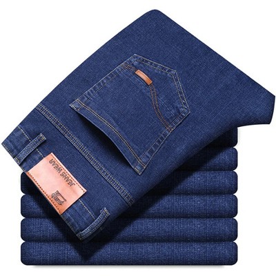 2025 NEW Men's Fashion Business Jeans Classic Style Casual Stretch Slim Jean