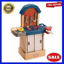Kids Workshop Construction Play Set w/ 11 Pieces Tools   Workben HOT Gift