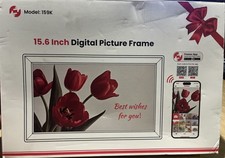 64GB Frameo 15.6" Digital Picture Frame Large 1920 x 1080 IPS.OPEN BOX FREE SHIP