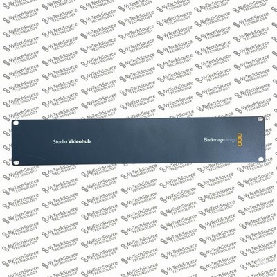 Blackmagic Design Studio Videohub Routing Switcher 16x32 3G HD SDI No  PSU