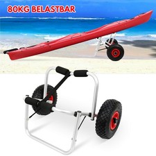 Kajakwagen Bootswagen Slipwagen Faltbarer PU SUP Kanuwagen 80kg Surfboard ALU