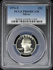 1976-S 25C Silver Washington Quarter PCGS PR69DCAM
