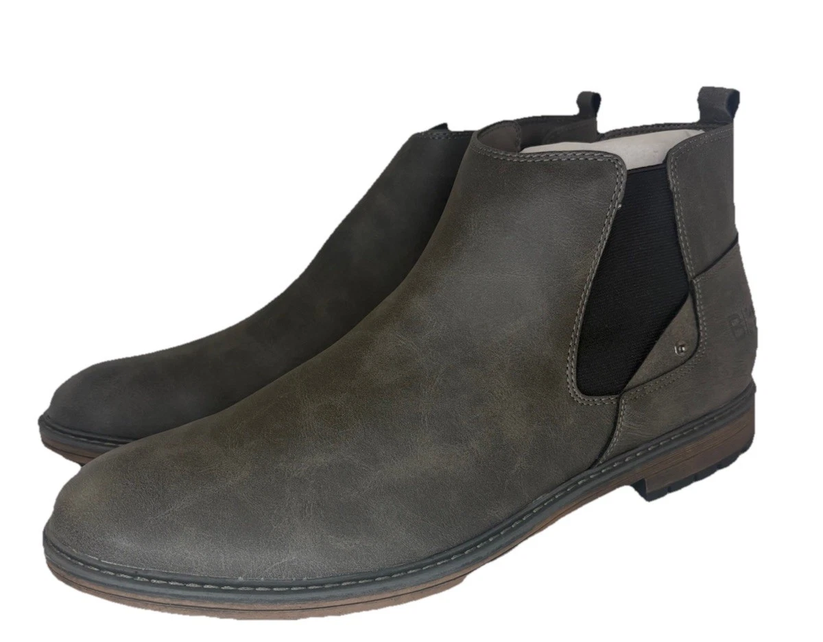 Bullboxer Navos Black Leather Chelsea Cap Toe Boots Men’s Size 12 EU 45 Portugal Chelsea Boots – Bullboxer main image 2