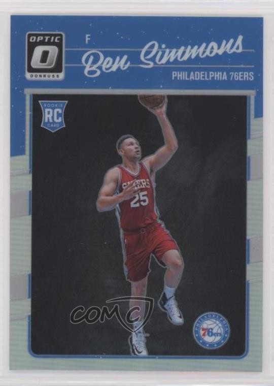 2016-17 Panini Donruss Optic Holo Silver Prizm Ben Simmons #151 Rookie RC 1s6