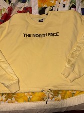 The North Face Coordinates Relax Fit Drawstring Hem Sweatshirt In Pale Banana