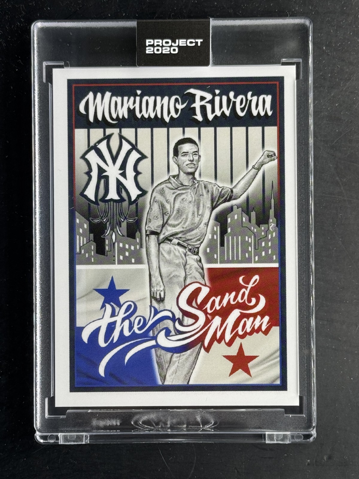 Mariano Rivera Topps Project 2020 Card #131 by Mister Cartoon Print Run Of 9468