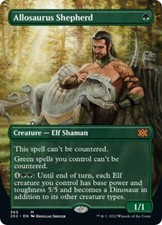 MTG English Allosaurus Shepherd (Borderless) NM Foil Double Masters 2022