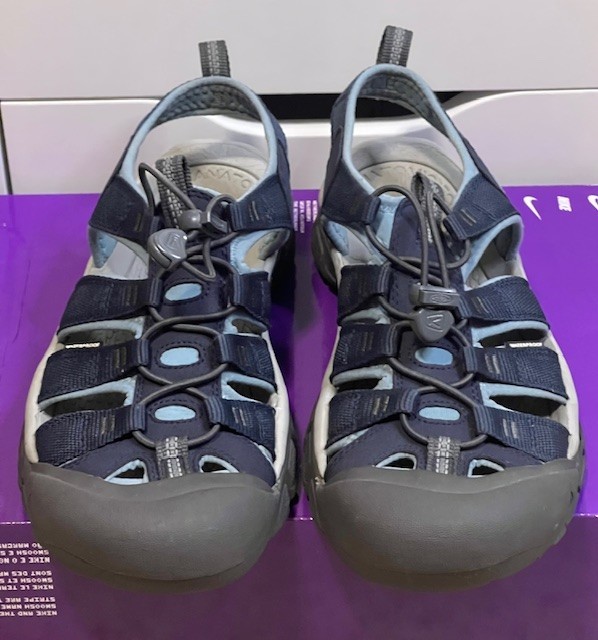 Scarpe da trekking Keen donna Newport H2 Navy Magnet taglia 9 5 sandalo acqua senza scatola