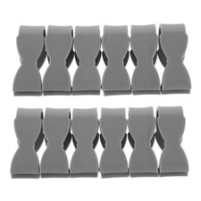 12 Pcs منشفة Hanger منشفة Clips Plastic Clips منشفة حامل