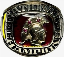 1974 USC TROJANS FOOTBALL NATIONAL CHAMPION CHAMPIONSHIP RING JOSTENS 10K PLAYER