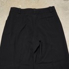 Giorgio Armani Trouser Pants Women’s 42 Black Buisness Wool Pleated 30x30 — photo 4