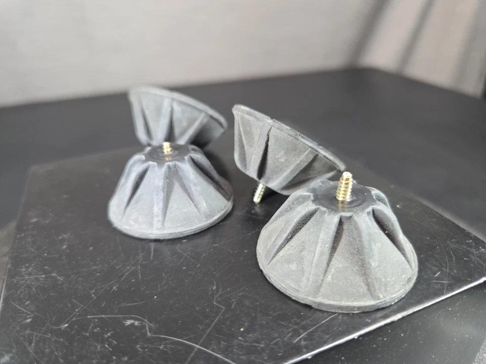 Tocadiscos vintage Mitsubishi DP-12 pies de goma (cantidad 4) ¡envío rápido!💨✅ Foto 4 de 4