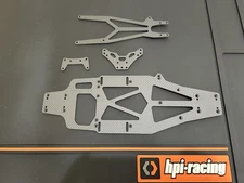 HPI RS4 CF Chassis Plates