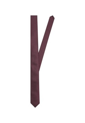 Men's Tie Slim Necktie, Red Red 49, One Size