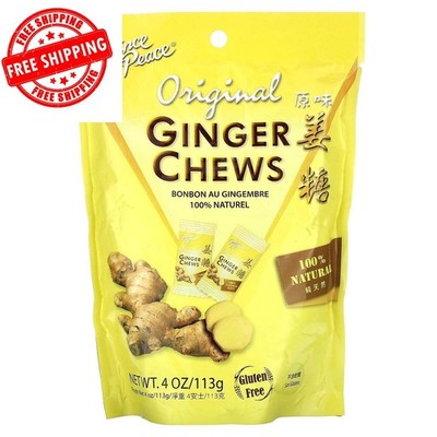 Prince of Peace Ginger Chews Candy Original Natural 4oz Gluten Free Candy