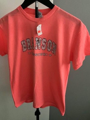 VTG Branson Missouri Souvenir T-Shirt Youth Large Pink NWT Delta Pro Weight Retr