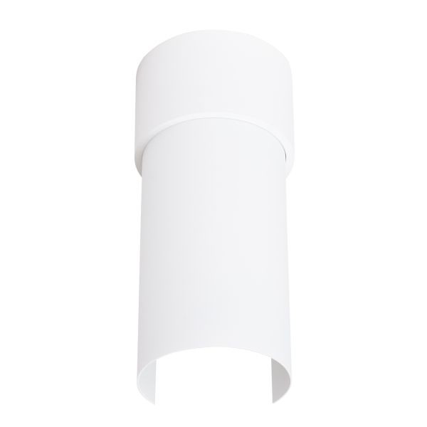Plafonnier acier blanc E27 Flash pour éclairer les pièces sombres sans éblouir